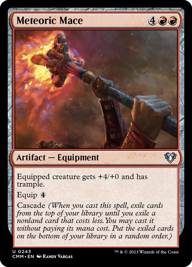 Maça Meteórica / Meteoric Mace - Magic: The Gathering - MoxLand