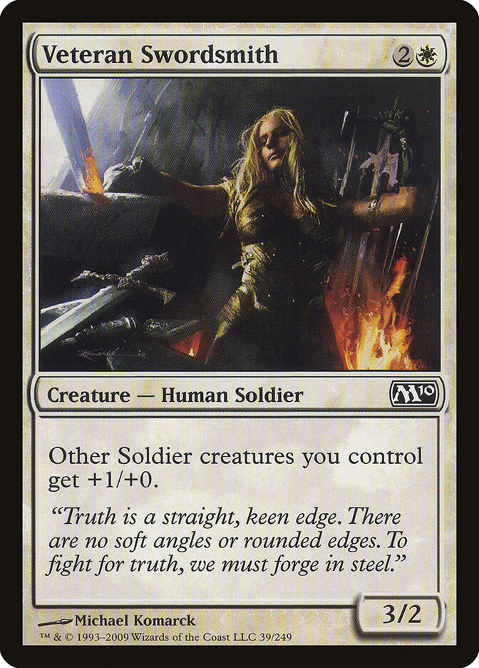 Forjador de Espada Veterano / Veteran Swordsmith - Magic: The Gathering - MoxLand