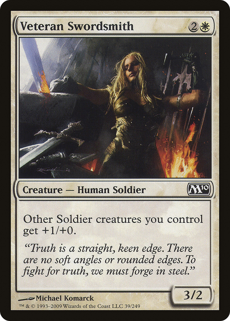 Forjador de Espada Veterano / Veteran Swordsmith - Magic: The Gathering - MoxLand