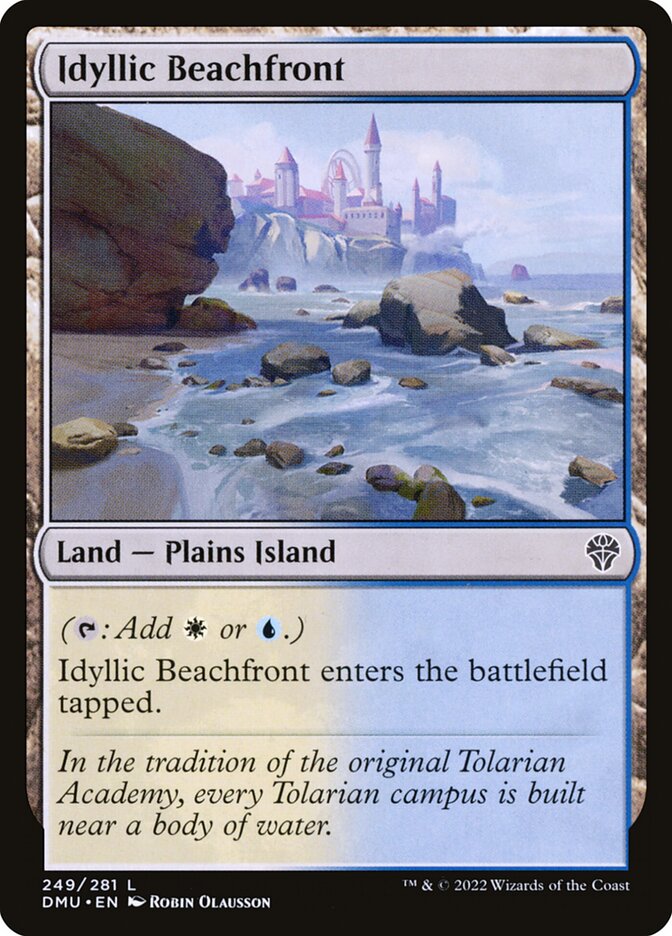 Beira-mar Idílica / Idyllic Beachfront - Magic: The Gathering - MoxLand