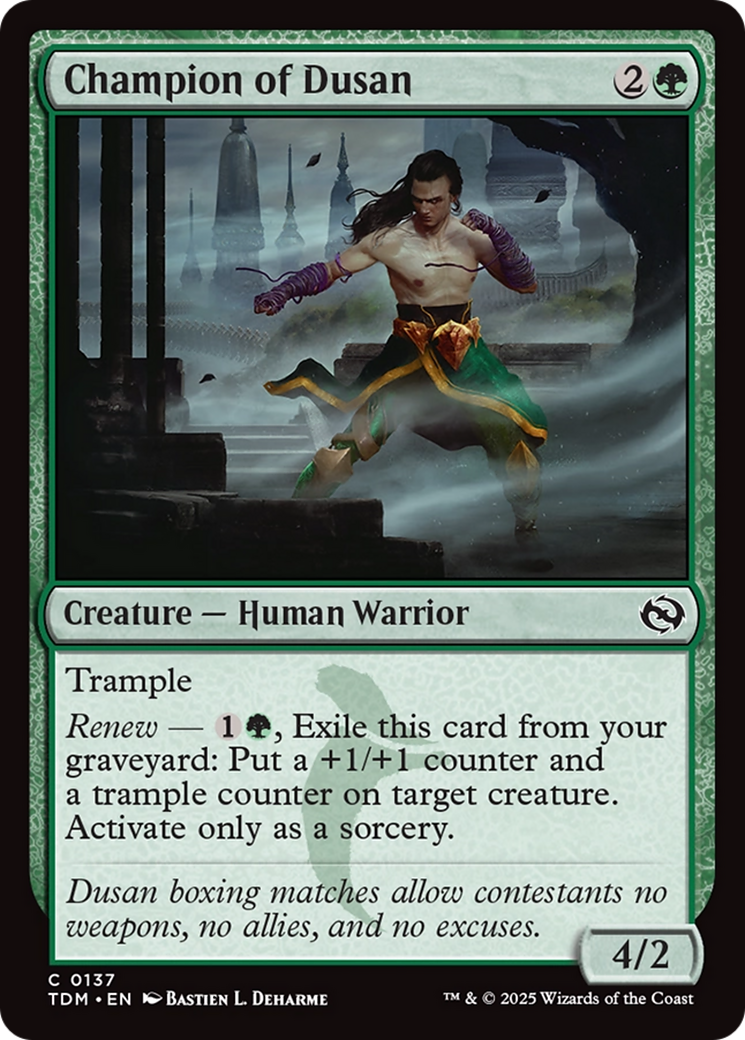 Campeão de Dusan / Champion of Dusan - Magic: The Gathering - MoxLand
