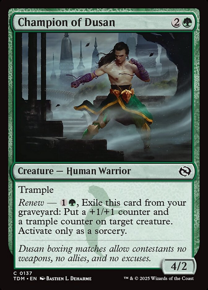 Campeão de Dusan / Champion of Dusan - Magic: The Gathering - MoxLand