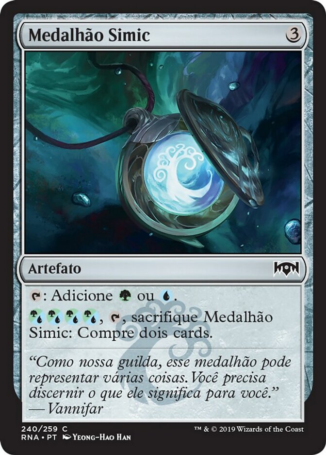 Medalhão Simic / Simic Locket - Magic: The Gathering - MoxLand