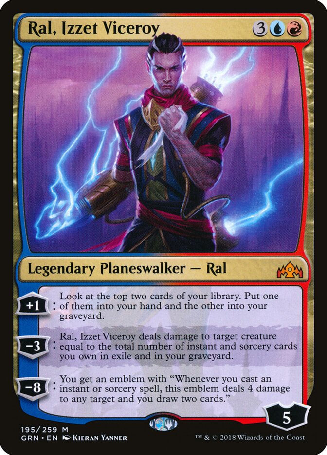 Ral, Vice-rei Izzet / Ral, Izzet Viceroy - Magic: The Gathering - MoxLand