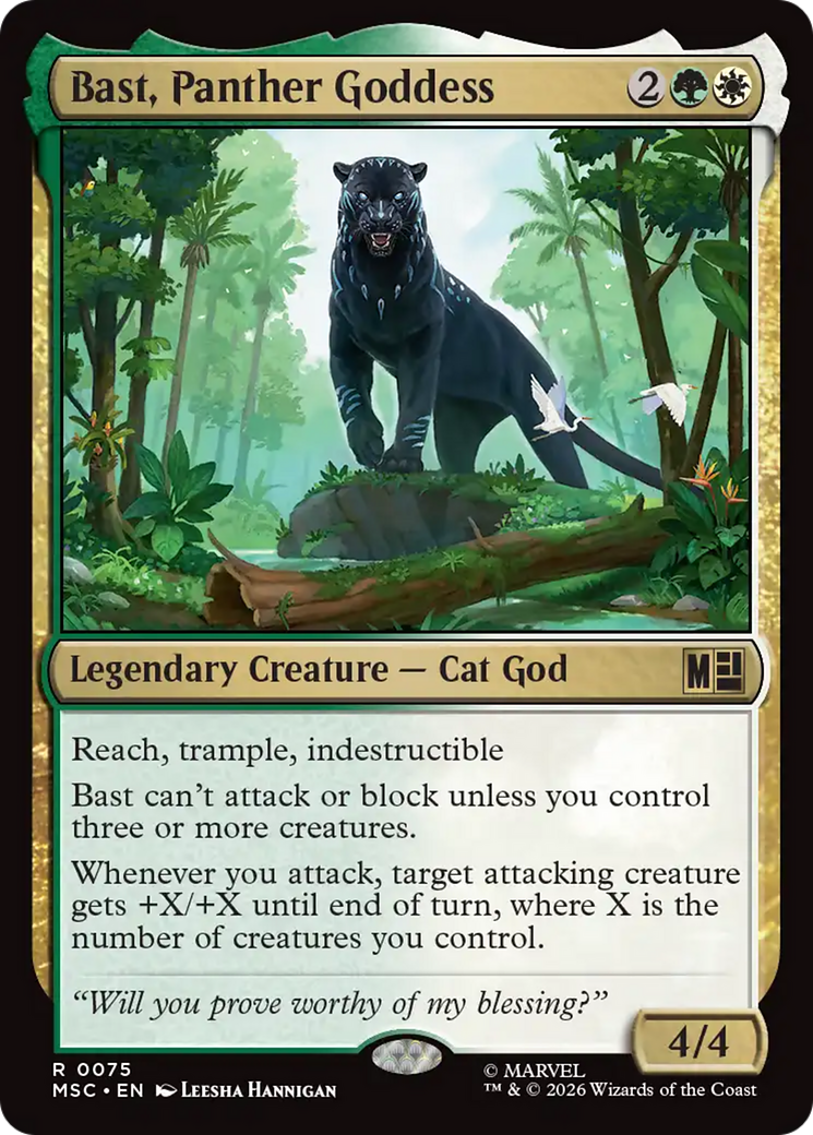 Bast, Panther Goddess - Magic: The Gathering - MoxLand