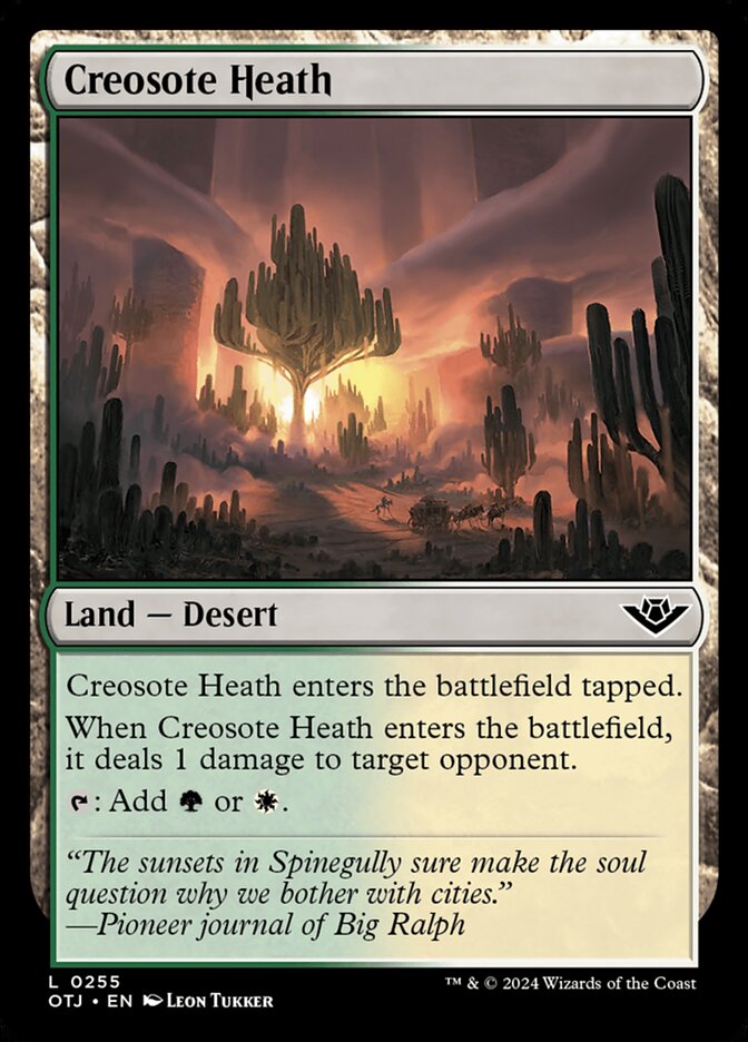 Matagal do Creosoto / Creosote Heath - Magic: The Gathering - MoxLand