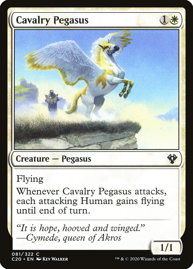 Pégaso de Cavalaria / Cavalry Pegasus - Magic: The Gathering - MoxLand