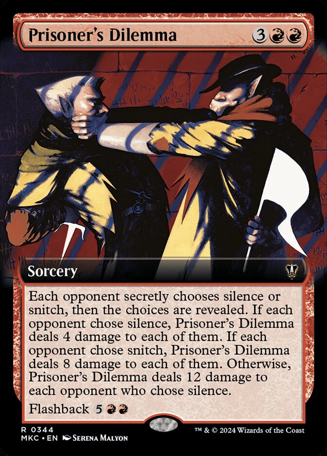 Prisoner's Dilemma - Magic: The Gathering - MoxLand
