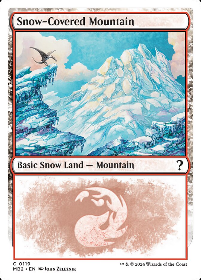 Montanha Nevada / Snow-Covered Mountain - Magic: The Gathering - MoxLand