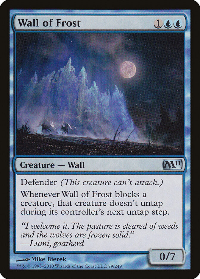 Barreira Congelada / Wall of Frost - Magic: The Gathering - MoxLand
