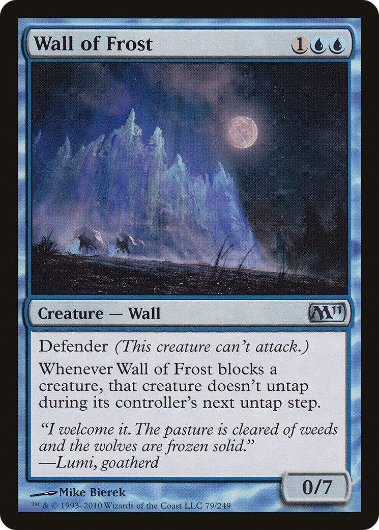 Barreira Congelada / Wall of Frost - Magic: The Gathering - MoxLand