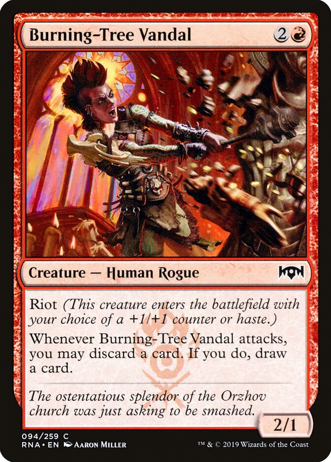 Vândala da Árvore Flamejante / Burning-Tree Vandal - Magic: The Gathering - MoxLand