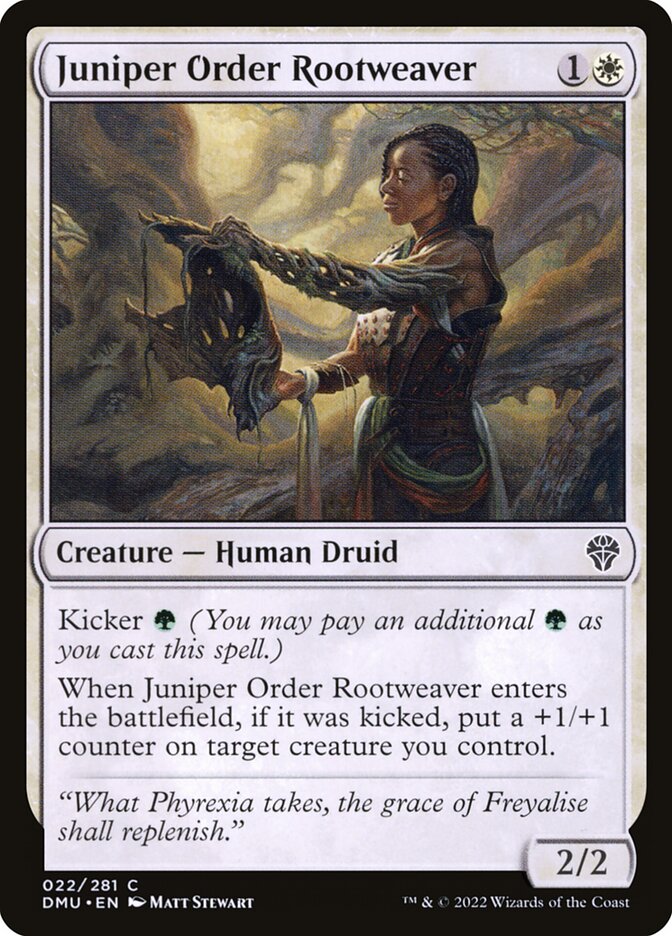 Rizotecelã da Ordem do Zimbro / Juniper Order Rootweaver - Magic: The Gathering - MoxLand