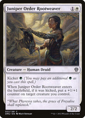Rizotecelã da Ordem do Zimbro / Juniper Order Rootweaver - Magic: The Gathering - MoxLand