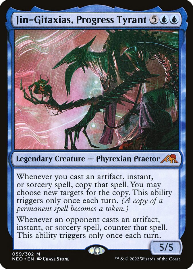 Jin-Gitaxias, Tirano do Progresso / Jin-Gitaxias, Progress Tyrant - Magic: The Gathering - MoxLand