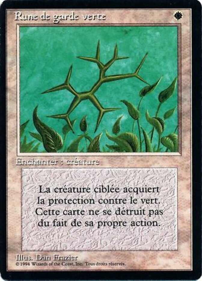 Defesa Verde / Green Ward - Magic: The Gathering - MoxLand