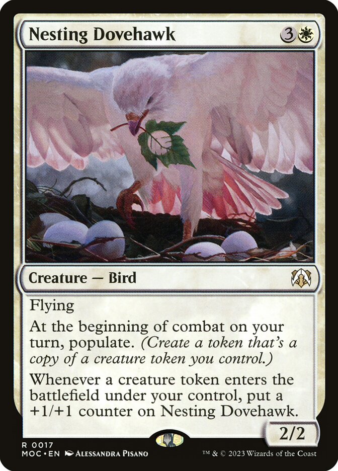 Falcopomba Aninhada / Nesting Dovehawk - Magic: The Gathering - MoxLand