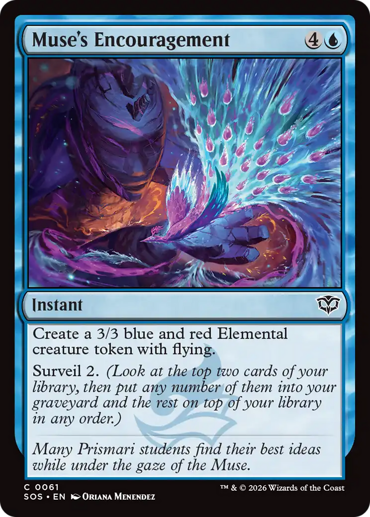 Muse's Encouragement - Magic: The Gathering - MoxLand