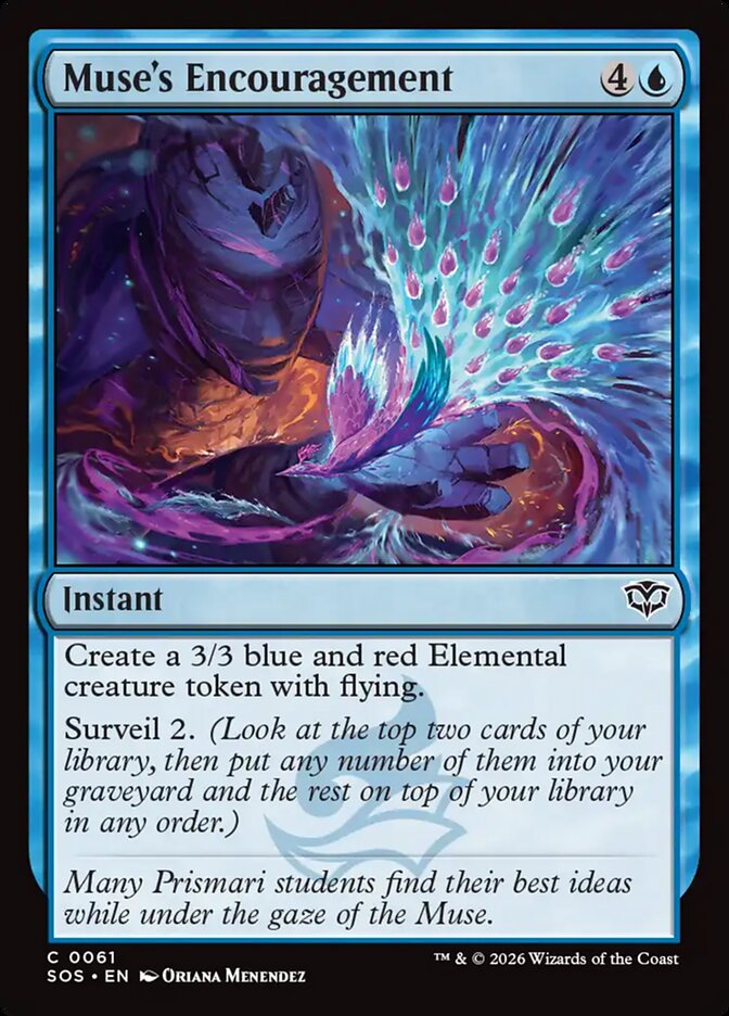 Muse's Encouragement - Magic: The Gathering - MoxLand