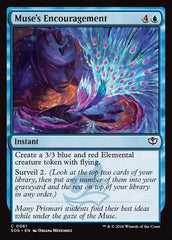 Muse's Encouragement - Magic: The Gathering - MoxLand