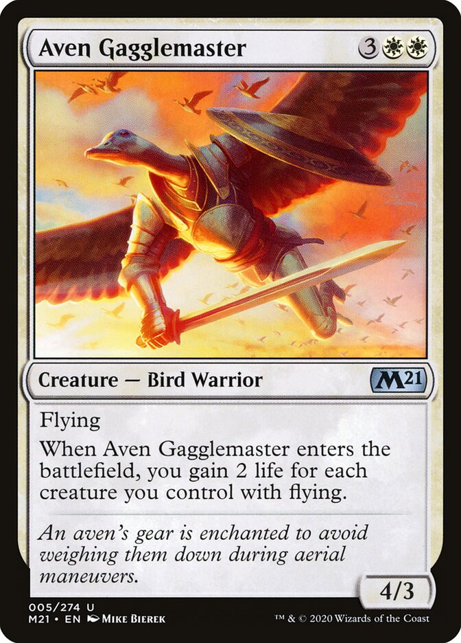 Grasnomestre Aviano / Aven Gagglemaster - Magic: The Gathering - MoxLand