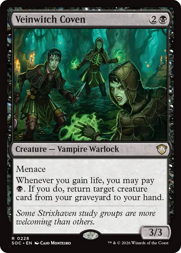 Conventículo das Bruxas Venais / Veinwitch Coven - Magic: The Gathering - MoxLand