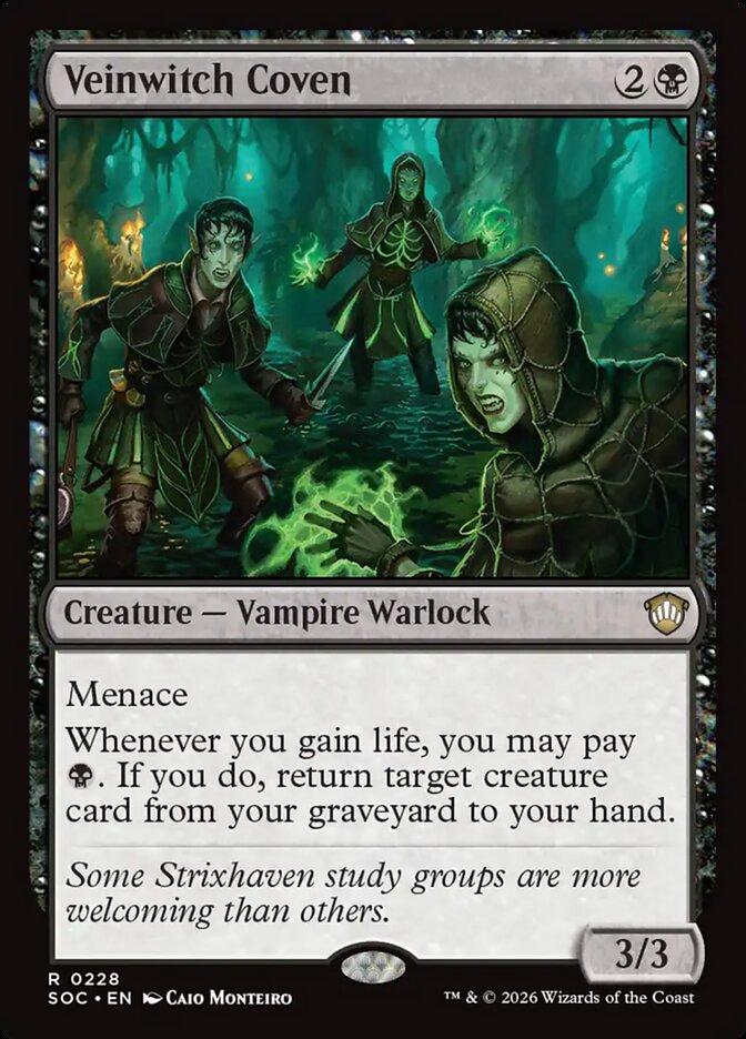 Conventículo das Bruxas Venais / Veinwitch Coven - Magic: The Gathering - MoxLand