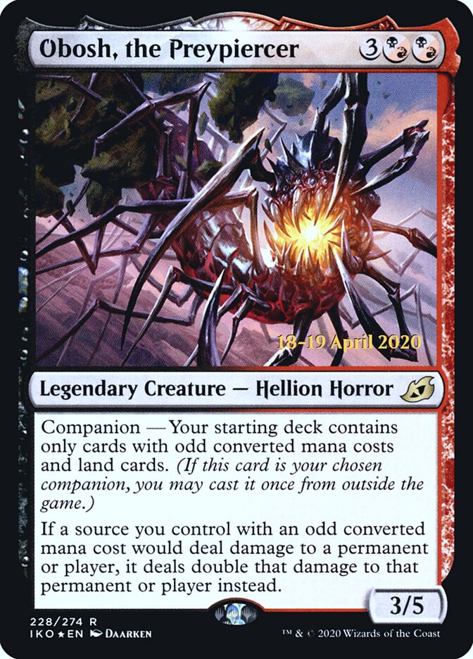Obosh, o Furapresa / Obosh, the Preypiercer - Magic: The Gathering - MoxLand