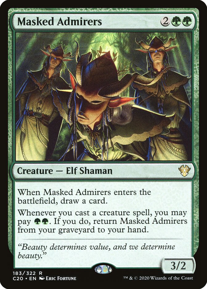 Admiradores Mascarados / Masked Admirers - Magic: The Gathering - MoxLand