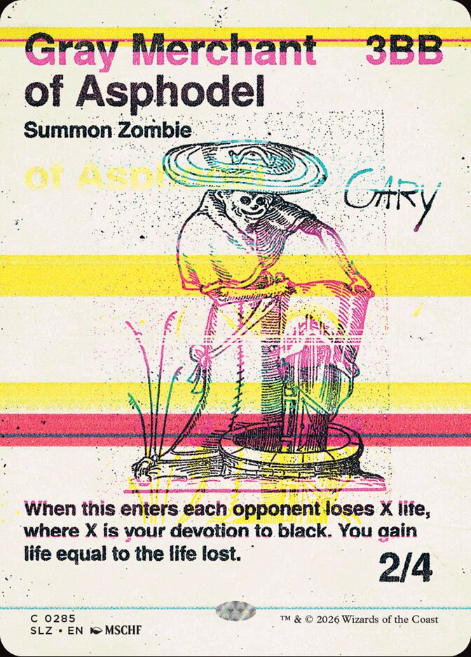 Mercador Cinzento de Asfódelos / Gray Merchant of Asphodel - Magic: The Gathering - MoxLand