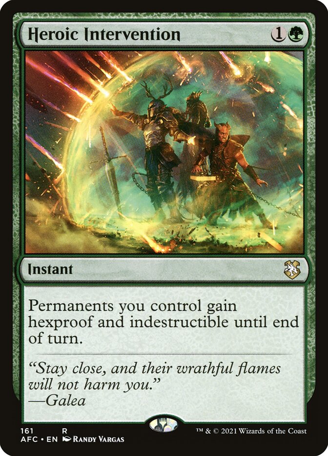 Intervenção Heroica / Heroic Intervention - Magic: The Gathering - MoxLand