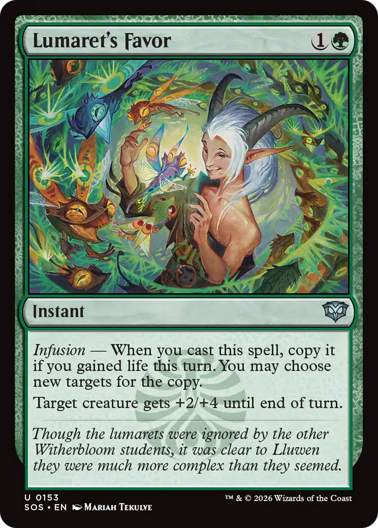 Lumaret's Favor - Magic: The Gathering - MoxLand
