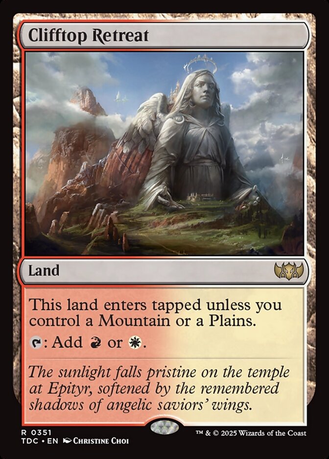 Retiro da Falésia / Clifftop Retreat - Magic: The Gathering - MoxLand