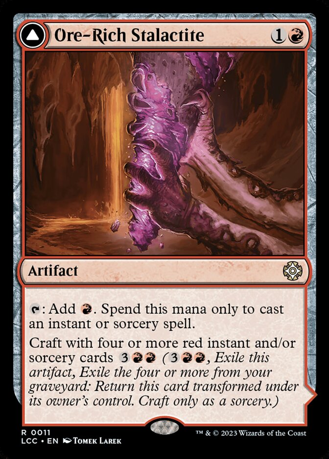 Estalactite Rica em Minério / Ore-Rich Stalactite - Magic: The Gathering - MoxLand