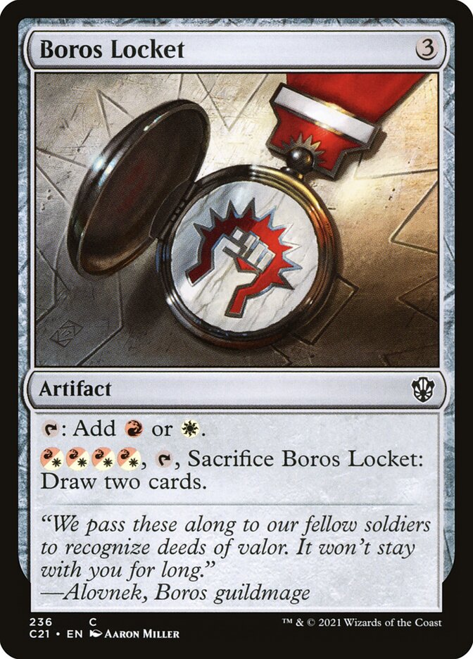 Medalhão Boros / Boros Locket - Magic: The Gathering - MoxLand
