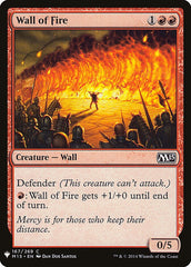 Barreira de Fogo / Wall of Fire - Magic: The Gathering - MoxLand