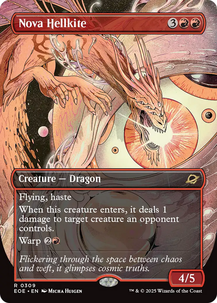 Dragão Avérneo da Nova / Nova Hellkite - Magic: The Gathering - MoxLand