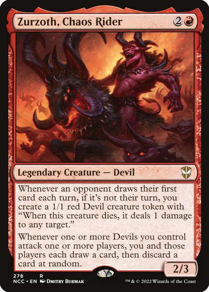 Zurzoth, Ginete do Caos / Zurzoth, Chaos Rider - Magic: The Gathering - MoxLand
