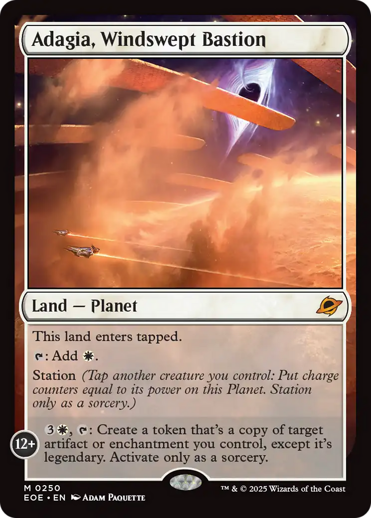 Adagia, Bastião Varrido pelo Vento / Adagia, Windswept Bastion - Magic: The Gathering - MoxLand