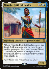 Niambi, Curandeira Fiel / Niambi, Faithful Healer - Magic: The Gathering - MoxLand