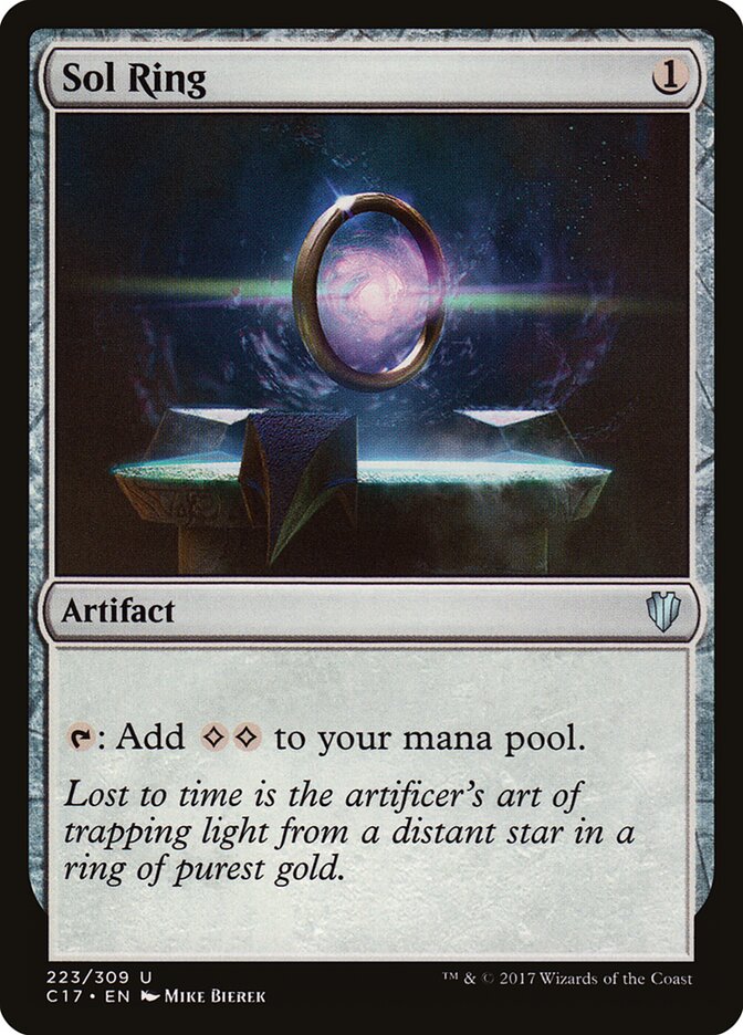 Anel Solar / Sol Ring - Magic: The Gathering - MoxLand