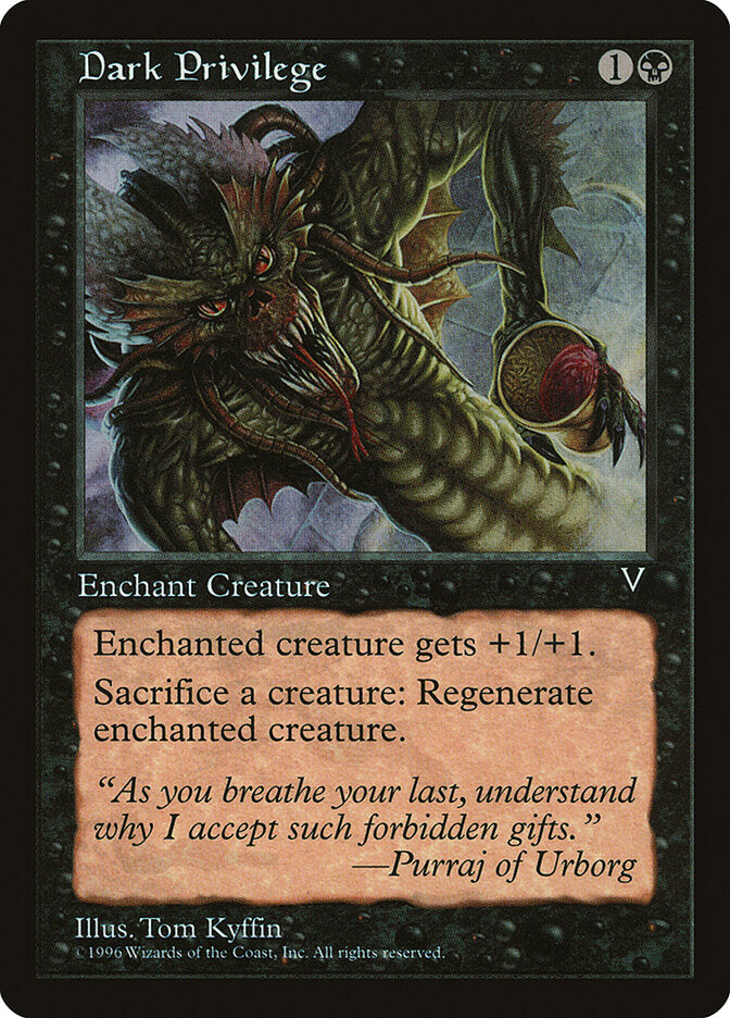 Privilégio Sombrio / Dark Privilege - Magic: The Gathering - MoxLand