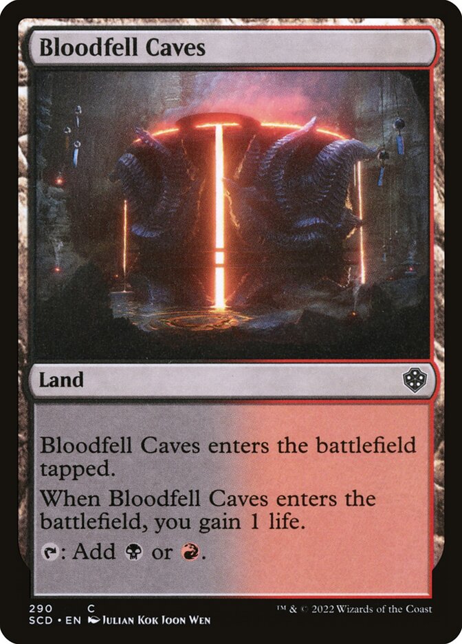 Cavernas Sanguinárias / Bloodfell Caves - Magic: The Gathering - MoxLand