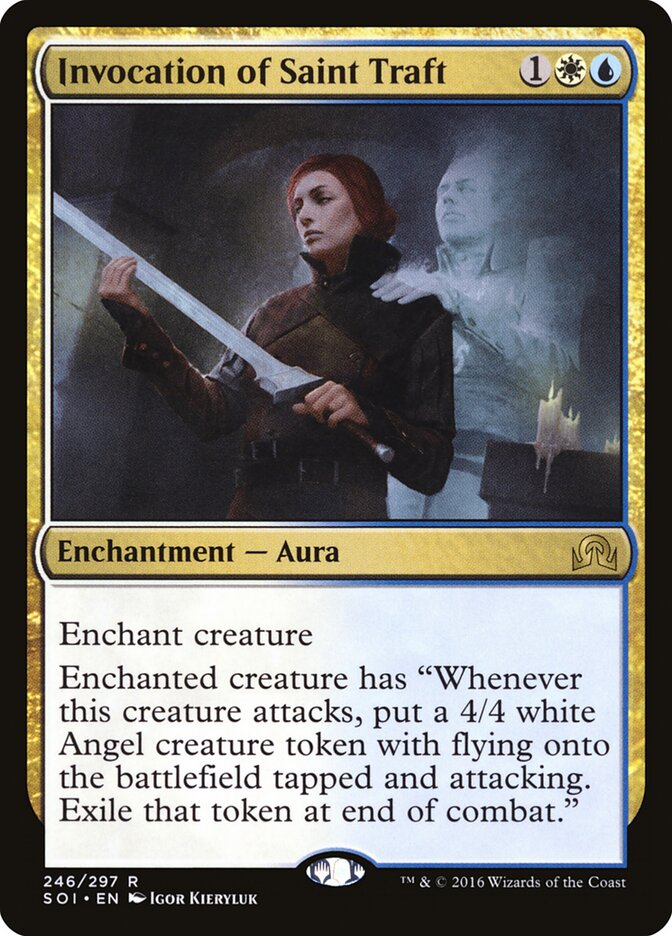 Invocação de Santo Traft / Invocation of Saint Traft - Magic: The Gathering - MoxLand
