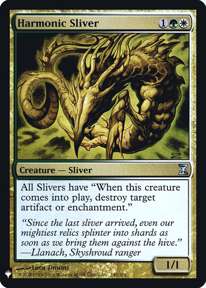 Fractius Harmônico / Harmonic Sliver - Magic: The Gathering - MoxLand