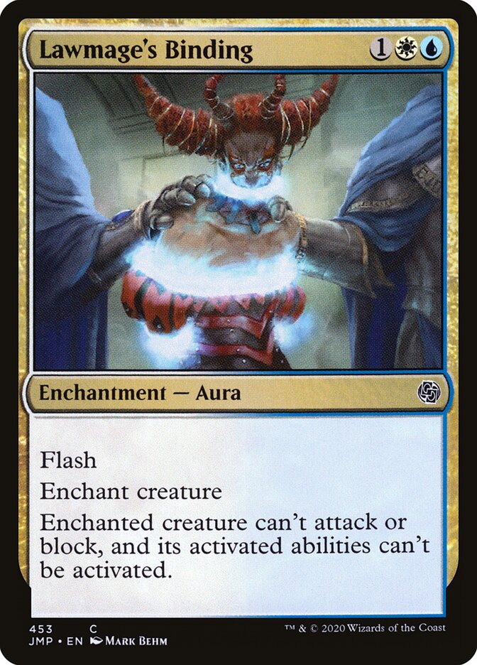 Selamento do Mago Legista / Lawmage's Binding - Magic: The Gathering - MoxLand