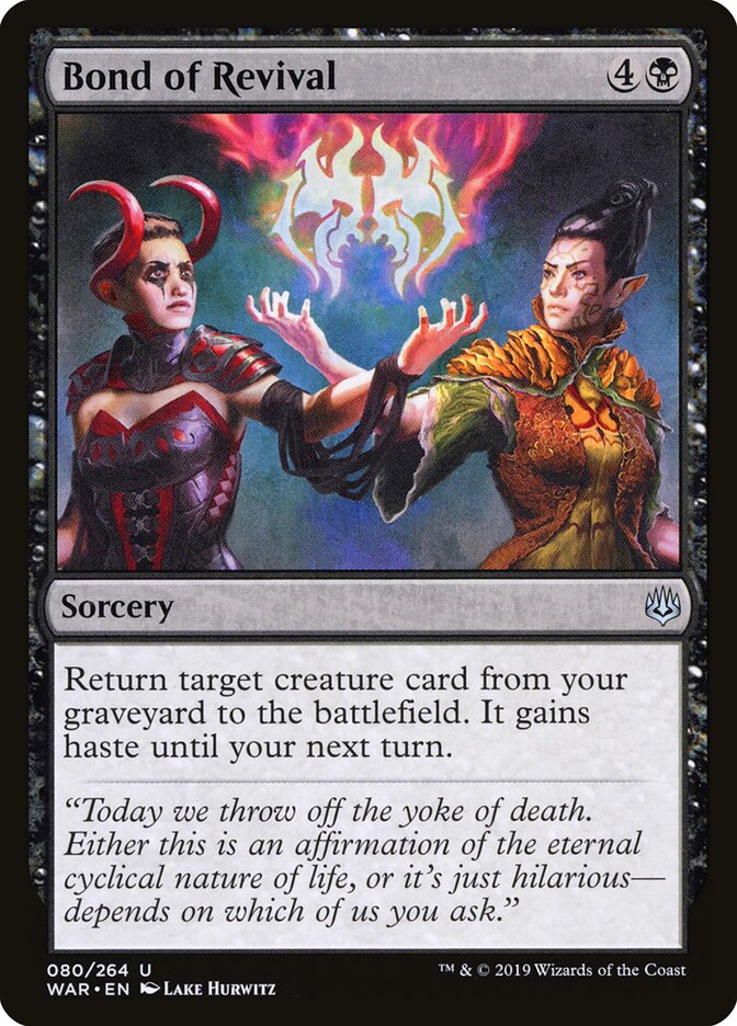 Elo do Reviver / Bond of Revival - Magic: The Gathering - MoxLand