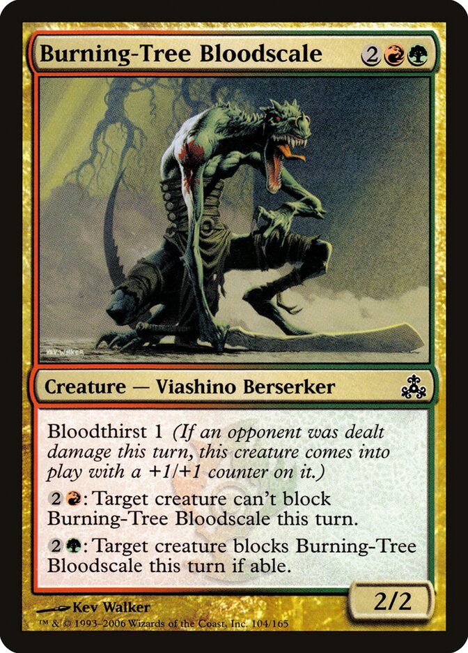Escama Sangrenta da Árvore Flamejante / Burning-Tree Bloodscale - Magic: The Gathering - MoxLand