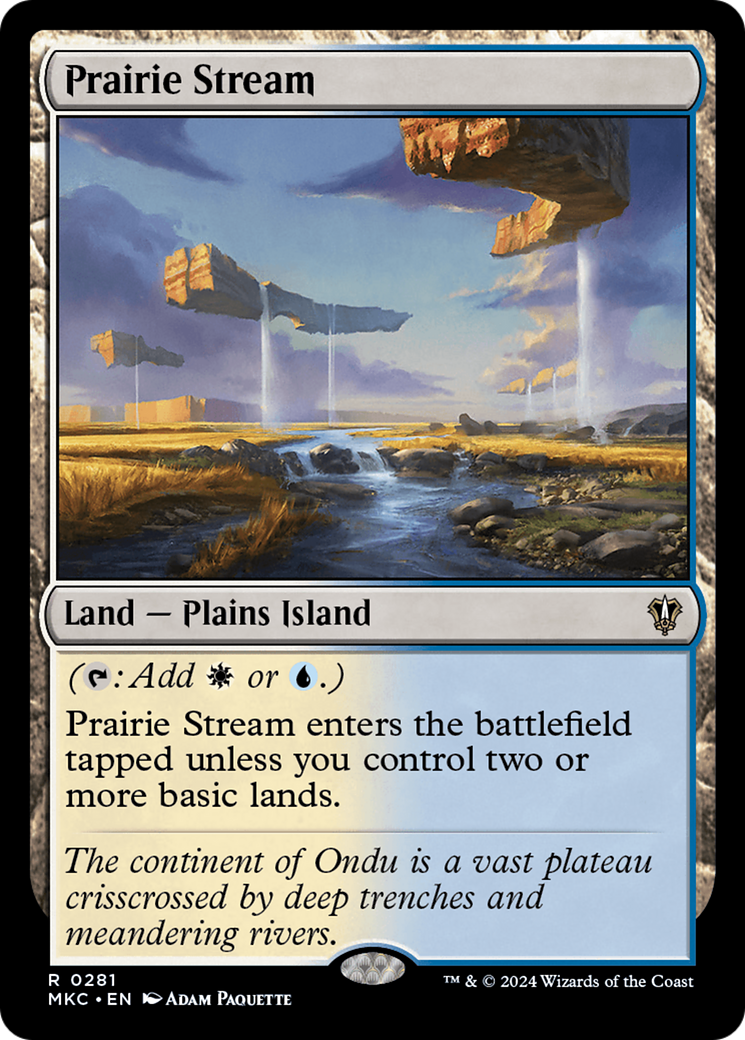 Riacho da Pradaria / Prairie Stream - Magic: The Gathering - MoxLand