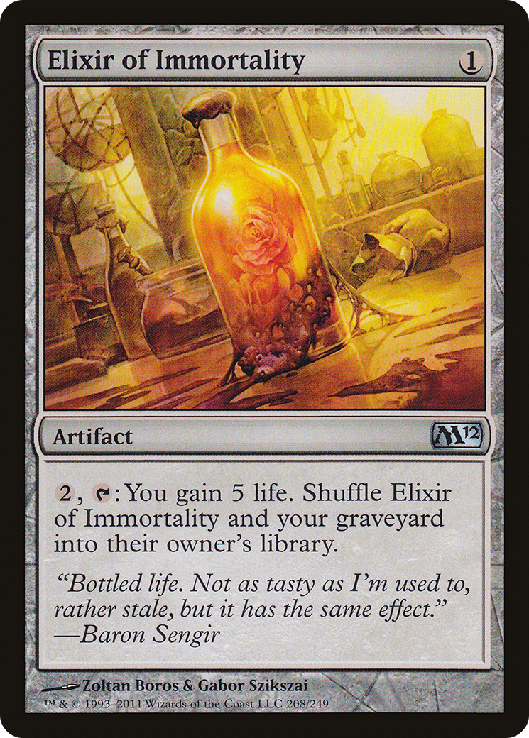 Elixir da Imortalidade / Elixir of Immortality - Magic: The Gathering - MoxLand